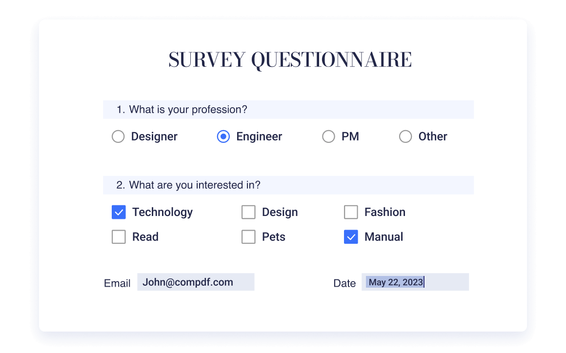 Form Filling